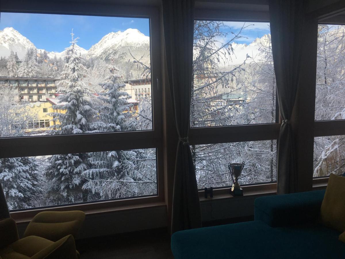 Apartmán s výhľadom na štíty Ovruč 312 Štrbské Pleso Esterno foto
