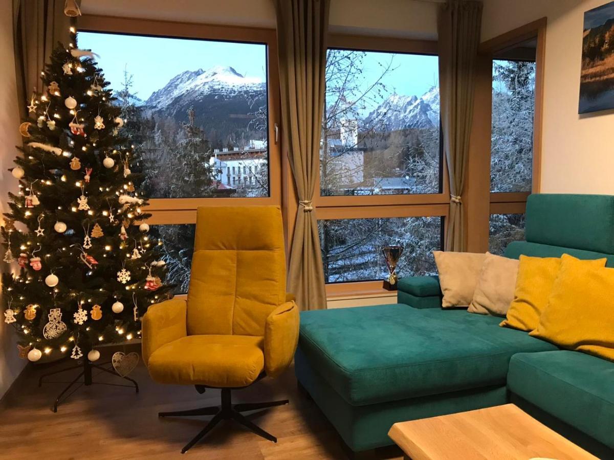 Apartmán s výhľadom na štíty Ovruč 312 Štrbské Pleso Esterno foto