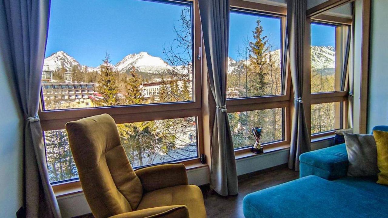 Apartmán s výhľadom na štíty Ovruč 312 Štrbské Pleso Esterno foto